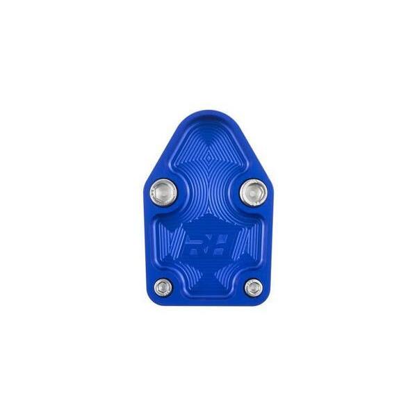 Red Horse Performance ALUMINUM BLOCK -OFF PLATE FOR SBC ENGINE -BLUE 4810-350-1